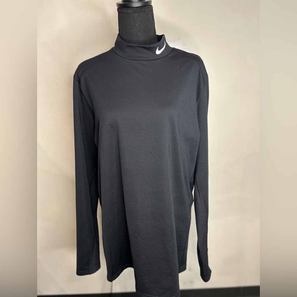Nike Dri-Fit Black Long Sleeve Top